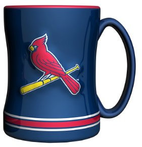 MLB St. Louis Cardinals Tasse mit Relief, 400 ml