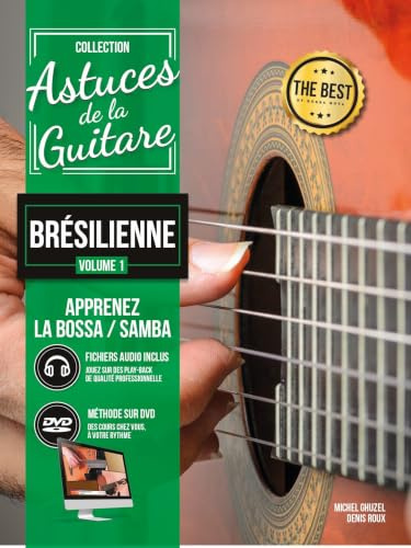 Roux/Ghuzel Astuces Guitare Bresilienne Volume 1 Gtr Tab Book/Cd/Dvd
