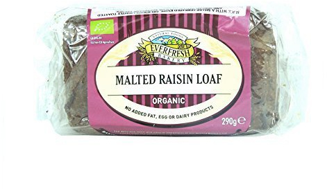 Everfresh Natural Foods Organic Malted Raisin Loaf 290g