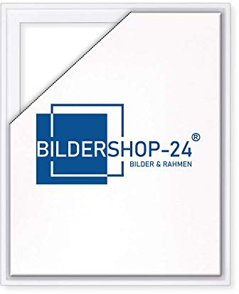 Bildershop-24 Schattenfugenrahmen Lemgo für Keilrahmenbilder und Leinwände 60x80cm Weiß Matt