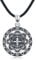 Odinstone Kompass Kette 925 Sterling Silber Herren Anhänger Vatertag Abschluss Graduierung Schmuck Geschenk für Damen Männer