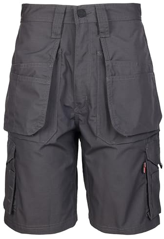 TuffStuff Herren Enduro Work Shorts, grau, 34W Regulär