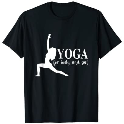 Yoga for body and soul Spruch Spiritual Love Namaste T-Shirt