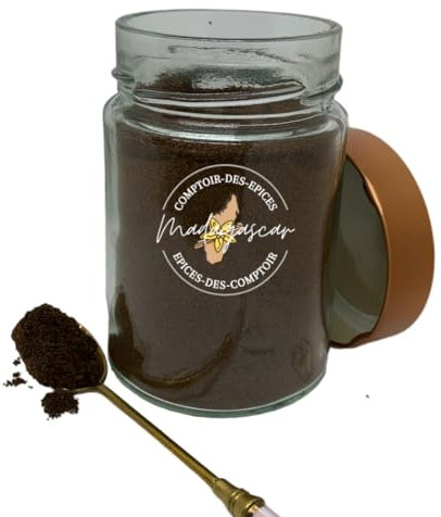 VANILLE - Pure POUDRE de VANILLE Bourbon Lot (100g) - gousse de vanille pure moulue - pour Café - Pâtisserie - Glace - Cuisine - Infusion (Entreprise Française)