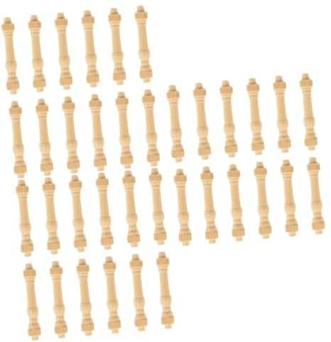TOYANDONA 36pcs Mini House Handrails Lightweight Decorative Railing Models for Dollhouses Crafts Boys and Girls Mini Toys and Home Decor