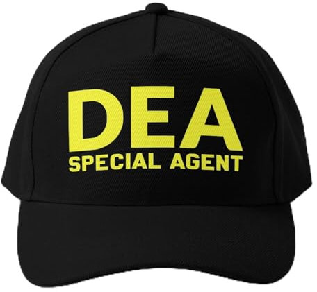 WVVCXCC Baseballkappe Unisex und modischer DEA Special Agent Narcotics Special Agent. Baseballkappe Strandhut Trucker Hut Mütze Mütze Männer Damen Sport Outdoor-Geschenke