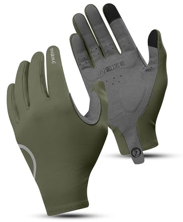 INBIKE Fahrradhandschuhe Lang Winter Warm Winddicht Atmungsaktiv Touchscrenn Reflektierende Herren Damen Radhandschuhe für Radfahren Outdoor Sport C701