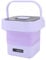 Lavatrice Portatile, Lavatrice Pieghevole di Grande capacità da 10 Litri con Centrifuga Morbida, Completamente Automatica per Viaggi in, Campeggio, Dormitori (Spina UE 100‑240 V)