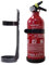 FERRETELIX® Extintor de 1 kg ABC con soporte de montaje, para automóvil, hogar, caravana, oficina, barbacoa, barco, Fecha de Fabricación 2025