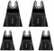 5PCS Oscillating Saw Blades, 68mm High Carbon Steel Multi Tool Blades, Universal Quick Release Cutter Set for Wood Plastic Soft Metal, Compatible with Dewalt