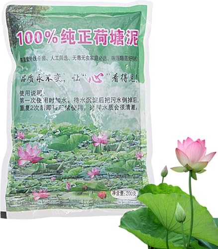 Teicherde für Wasserpflanzen Aquatische Teicherde für Miniteich Teichsubstrat Natürlicher Lotusteichschlamm Teichpflanzenerde Mit Nährstoffen Lotus Seerose Nährtonerde Pflanzenwachstumsmedien (1PC)