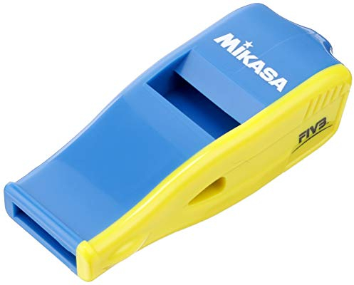 Mikasa Beatmaster FIVB Schiedsrichterpfeife, Gelb/Blau, 1987
