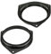 tomzz Audio 2855-001 Lautsprecherringe Adapter Halterungen kompatibel mit Toyota Corolla MR2 Avensis Prius RAV4 Auris 165mm DIN Lautsprecher