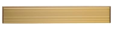 Slim line Metal Upvc Door Letterbox Slim-Master Letterbox - Gold Anodised