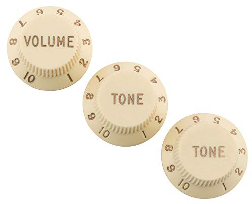 Fender Road Worn Strat Knobs Aged White