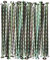 MAOMBO Estacas de césped Artificial de Metal galvanizado en Espiral para paisajismo Falso, 36 Unidades, para Exteriores, Resistentes, Resistentes a la corrosión, 6 Pulgadas de Largo, Clavos de Madera