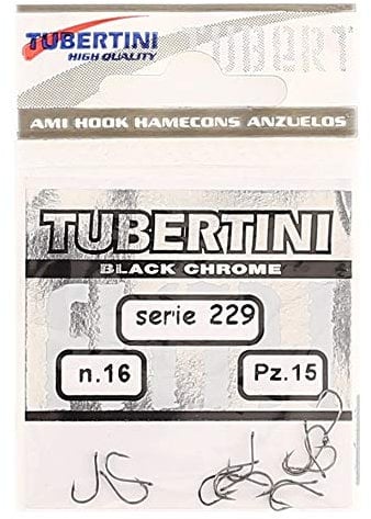 Tubertini 43037xx Ami Serie 229, colore black chrome. Misura 16 (confezione da 15 pezzi)