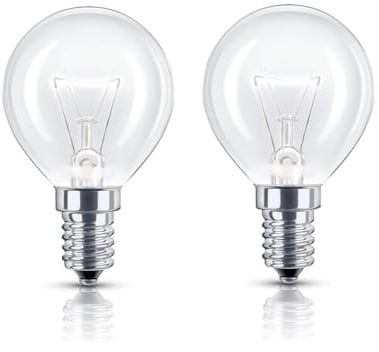 UTP 2 X Oven Cooker 40W SES E14 Small Screw Cap GLS 300° 230V Lamp Bulb Compatible With Bosch AEG Neff Siemens Hotpoint Beko Zanussi Flavel Oven Cooker Light Bulb