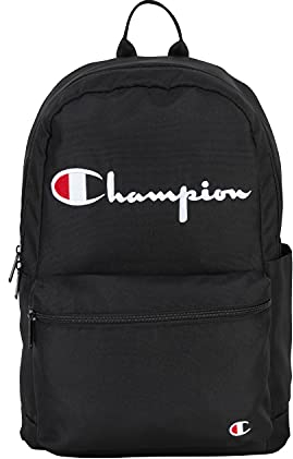 Champion Unisex-Erwachsene Backpack Ruckscke, schwarz, Einheitsgröße