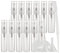 TIANZD Pack of 25 Empty 5ml Clear Transparent Glass Fine Mist Pump Spray Bottles Travel Mini Portable Spray Perfume Cosmetic Containers Sample Vials Refillable with Funnel and Dropper
