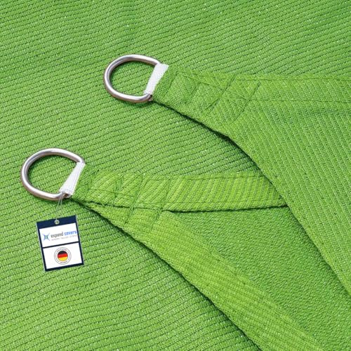 Sonnensegel Rechteck 2x4 m Limettengrün – Sonnenschutz für Garten, Terrasse & Balkon – UV Schutz, HDPE, Luftdurchlässig, Schattenspender