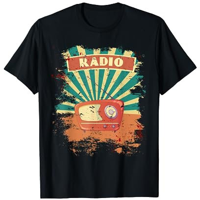 Retro Radio T Shirt | Vintage Graphic T-Shirt