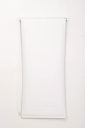 Funky Gadgets Verdunkelungsrollo, Fensterschutz, einfache Montage, Thermo-Rollo, 3 Durchgänge, Verdunkelungsstoff, für Raumverdunkelung, Metallrohr, cremefarben (120 cm breitx165 cm lang)