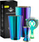 Safring Boston Cocktail Shaker Bar Set, Weighted Boston Shaker Tins, Bartender Kit with 18oz & 28oz Mixed Drink Shaker, Hawthorne Strainer, Double Measuring Jigger - Rainbow