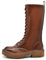 IF Fashion Scarpe Combat Anfibi Militari Stivali Alti da Donna Platform MP369-13 Marrone N.37
