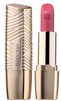 Deborah Milano - Rossetto Milano Red, N.4 Rosewood, Colore Pieno e Brillante, con Acido Ialuronico per un Comfort Estremo a Lunga Tenuta