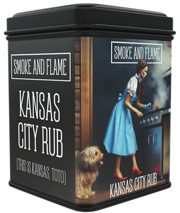 Smoke & Flame Kansas City BBQ Rub | Sweet Smoky Dry Rub | Ribs, Brisket & Pulled Pork | Low and Slow | Vegan Gluten Free 200g