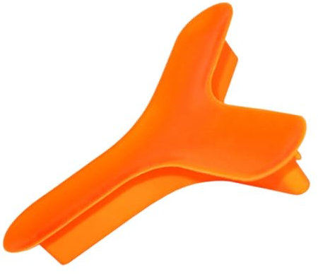 Ciieeo 1pc Food Grade Silicone Food Separator with Suction Cup Seal Portable Divider for Adults Practical Silicone Dispenser for Home Use Orange