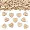 ParPix 100 Stück Holz Herz Konfetti Hochzeit Deko, Holzherz Hochzeit Streudeko, Hochzeitsdeko Tisch Holzherzen Confetti, Herz Deko Hochzeit Tischdeko, Herzkonfetti für Hochzeit Geburtstag Taufe Deko