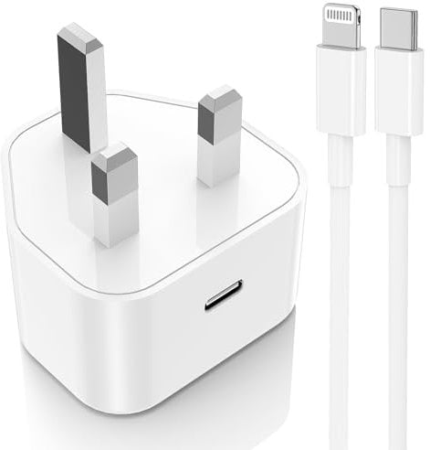 iPhone 14 13 Fast Charger Plug and Cable,20W USB C Fast iPhone Apple Charger with USB C To Lightning Cable Lead 1.8M,Type C Power Adapter for Apple iPhone 14 Plus/13 Pro Max/13 Mini/12 Mini/11Pro