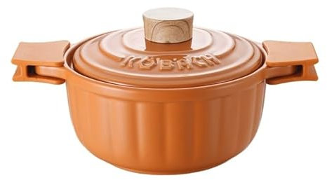 YATINGZHANG Casserole Pumpkin Ceramic Pot Household Large Capacity High Temperature Resistant Non-stick Casserole Crock Tank Stew Meat Stockpot Casserole Dish