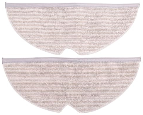 Qusedwey 2Pcs Mop Cloths Rags Accessories for S5 Max S6 Pure S6 MaxV S5 S51 S50 S55 E25 E35 Vacuum Cleaner Parts