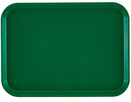 Cambro 1216FF119 Fast Food Tray, High Profile, Rectangle, Green