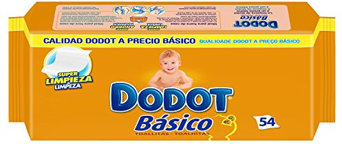 Dodot - Toallitas básico recambio 54 unidades - Pack de 6 (Total 324 unidades)