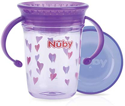 Nûby - Gobelet Magique 360 en Tritan™-Violet-240ml Violet