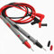 2 PCS Digital Multimeter Test Pen Lead Probe Multimeter Probe Cable Wire Pen Red/Black Replacement, 1000V 10A