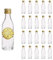 20 Bouteilles en Verre Vides 50 ml avec Bouchon à Vis Doré | Idées pour Liqueurs | Mini Bouteilles pour Cadeaux de Mariage et Fêtes