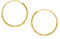 My Gold Damen Mädchen Ohrringe Gold 333 Creolen Echtes Gelbgold (8 Karat) Ø 13mm Damenohrringe Mädchenohrringe Sunset C-00697-G306