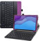 Bige for Lenovo Tab M10 HD (2nd Gen) Case,PU Leather Cover with Romovable Keyboard for 10.1 Lenovo Tab M10 HD (2nd Gen) TB-X306X /New Barnes & Noble Nook 10 HD Tablet,Purple