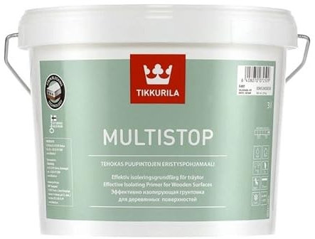 Multistop - Waterbased blocking primer for wood- 3 litre