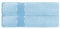 Mixibaby 2er Set Gästetuch Gästetücher Gästehandtücher 30x50 Frottee 100% Baumwolle, Farbe:Babyblau