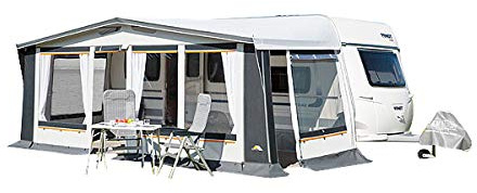 dwt Wohnwagen Vorzelt Prinz Plus 300, Ganzjahresvorzelt für Wohnwagen, Dauercamping-Zelt in 9 Größen, Größenauswahl:Gr. 11 Umlaufmaß 851-880 cm