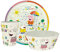 Zak Designs Peppa Pig Kindergeschirr-Set, 3-teilig, langlebige und nachhaltige Melamin-Bambus-Teller, Schüssel und Becher sind perfekt für das Abendessen mit der Familie (Peppa, Suzy, Zuzu)