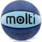 molti Basketball Größe 5/7 – Indoor & Outdoor - Rutschfester Streetball für Kinder & Erwachsene – 3 Farben: Orange, Gelb-Orange, Blau – Trainingsball aus Gummi (Blau, 7)