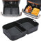 Moule Silicone Air Fryer pour Ninja AF500EU, Accessoire Air Fryer Réutilisable pour Ninja Foodi Flex 10,4 L，Airfryer Pot Carrée pour ninja air fryer, Four, Micro-Ondes, Noir