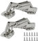 Kitchen Cabinet Hinges (1 Pair, 2 PCS) 175 Degree Full Overlay Cabinet Hinges for Lazy Susan/Corner/Hidden Door/Folden Door(175 Degree Full Overlay 2pcs)